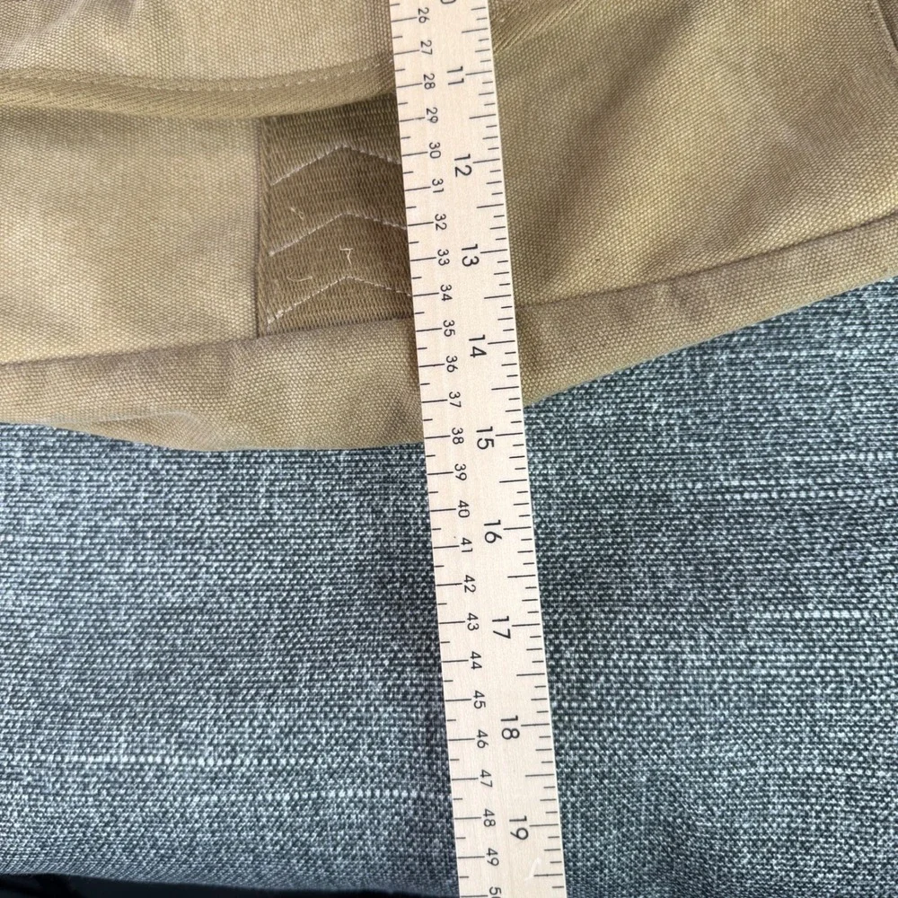 A. Kurtz Messenger Bag‎ Mens Large Khaki Tan Canvas Crossbody Field Satchel